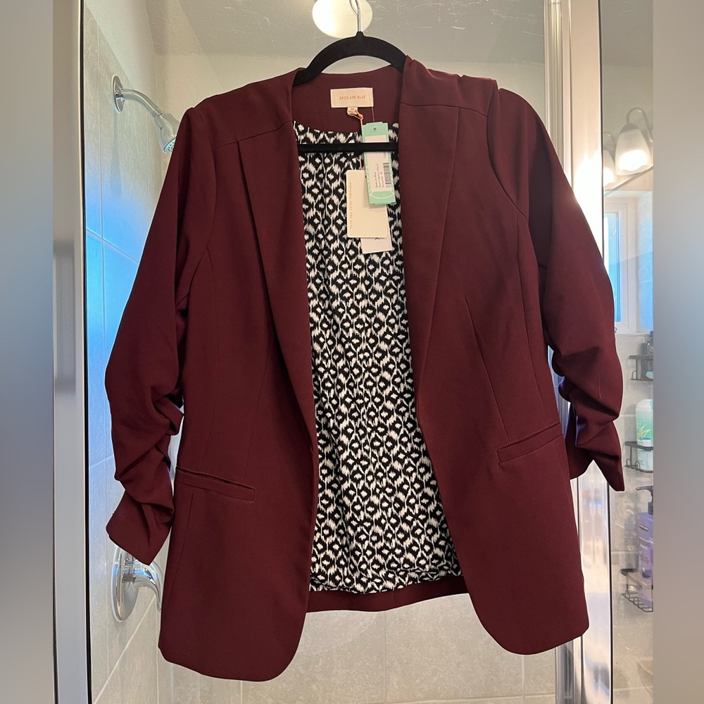 Maroon Blazer with tags
